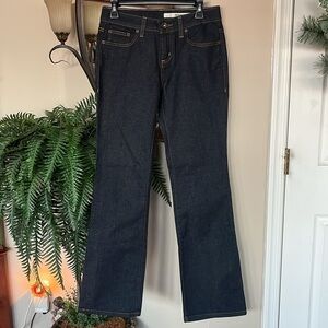 DKNY Jeans Soho Jeans Dark Wash Low-Rise Boot Cut Jeans 90s Y2K Size 4R Denim